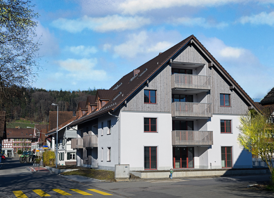 Ansicht MFH Dorfstrasse Wil ZH